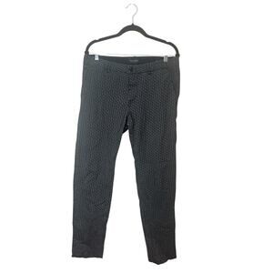 Scotch & Soda Sz 31x32 Stuart Slim Zip Fly Chinos Trousers Mens Pants Black